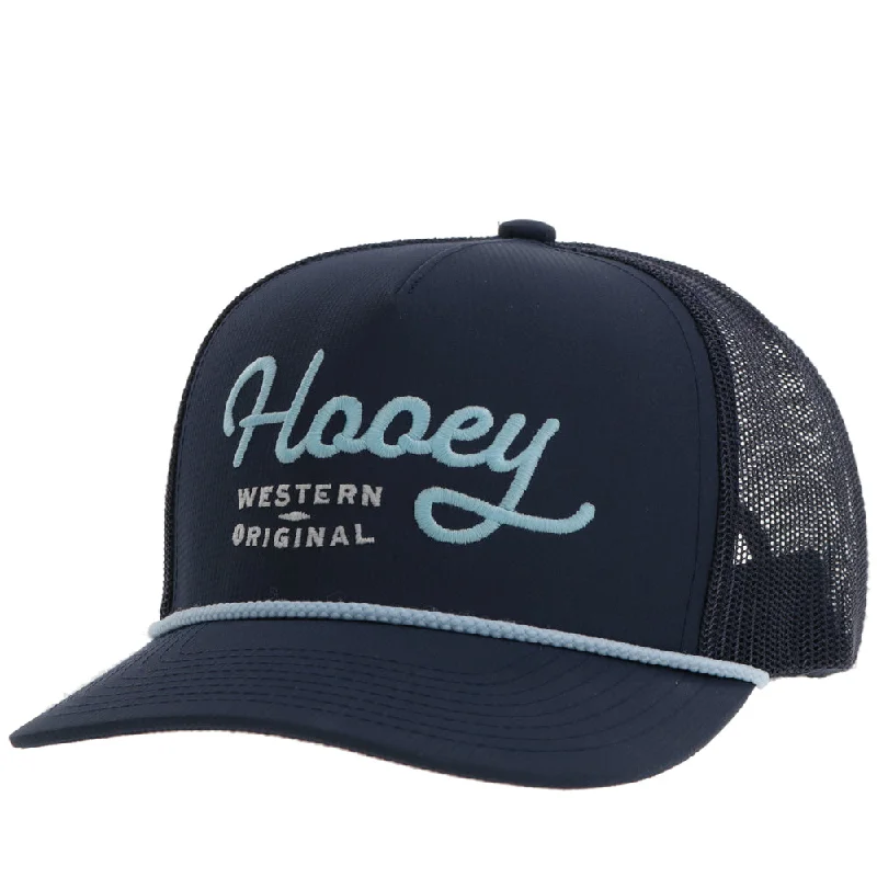 Beanies & headbands for closet staples-"OG" Hooey Hat Navy w/Blue