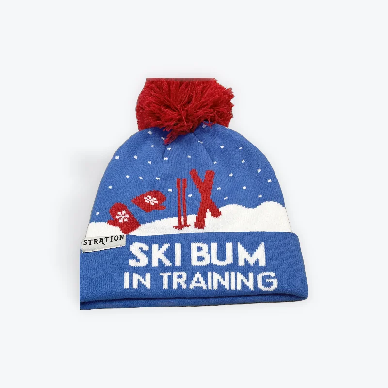 Beanies & headbands for book nooks-Kids Ski Bum In Training Hat