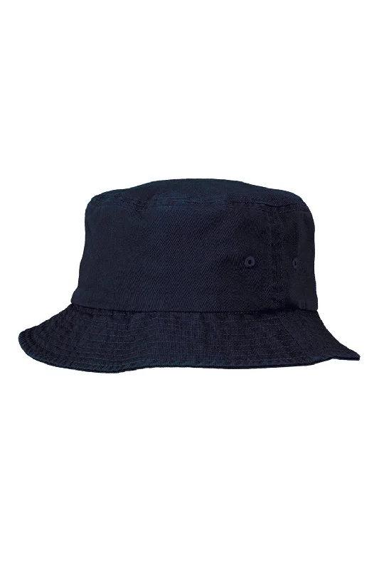 Bucket hats exclusive-Wool hats for pet quests-Sportsman Mens Bucket Hat - Navy Blue