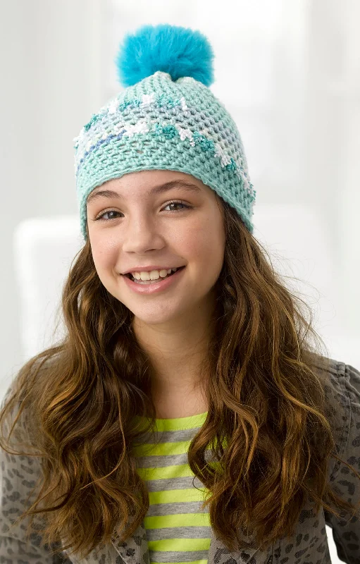 Beanies & headbands for basketball play-Jazzy Crochet Hat Pattern - Version 2