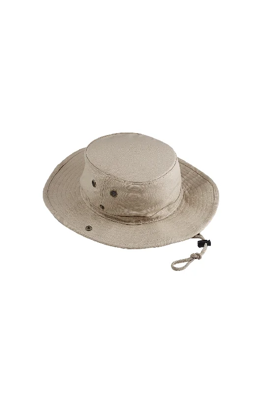 Bucket hats for men-Wool hats for men-Big Accessories Mens Outlander Bucket Hat - Natural