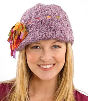 Beanies & headbands for luxe brands-Tassel Fun Decorated Cap Pattern (Knit)