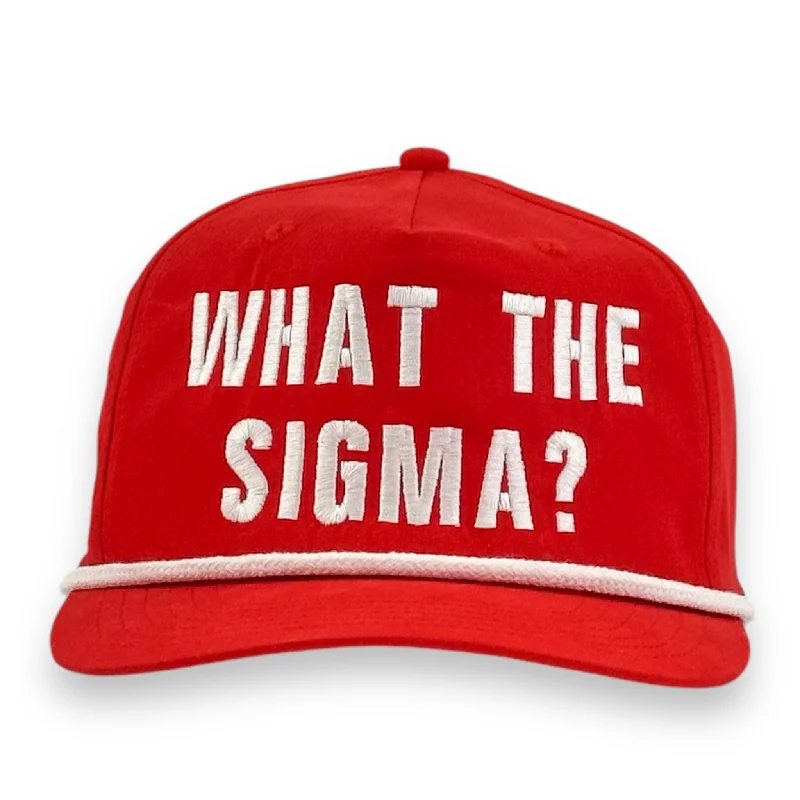 Beanies & headbands for party vibes-WHAT THE SIGMA? HAT CUSTOM EMBROIDERY