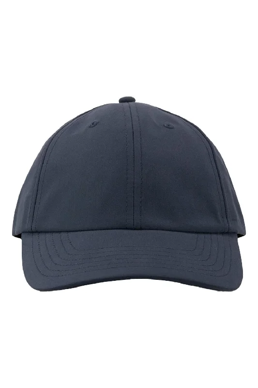 Mens hats with floppy edges-Mens hats with flash design-Valucap Mens Performance Microfiber Adjustable Hat - Navy Blue