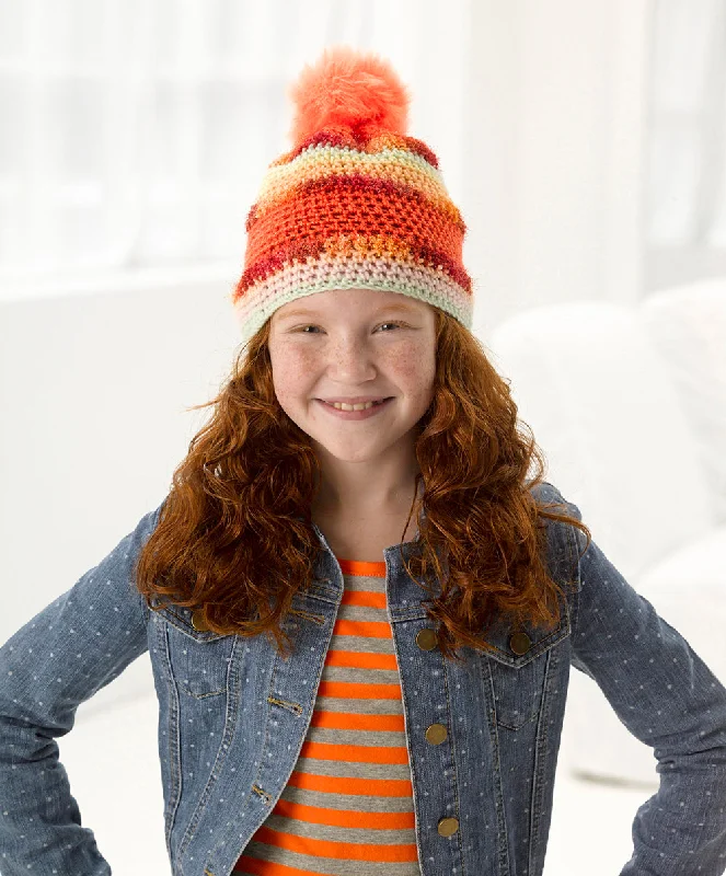 Beanies & headbands for snowy weather-Sparkle Crochet Hat Pattern - Version 1