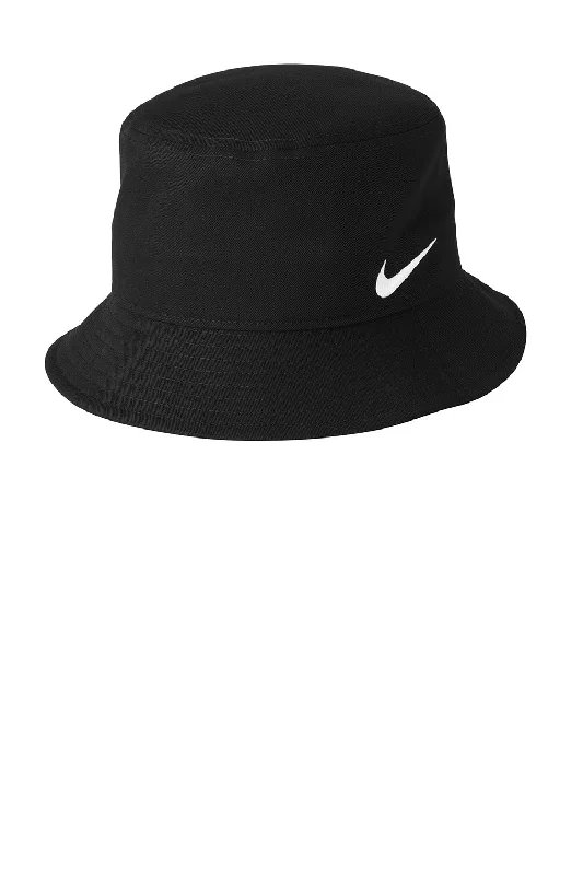 Bucket hats merchandise-Wool hats for pet cruises-Nike Mens Swoosh Bucket Hat - Black - New