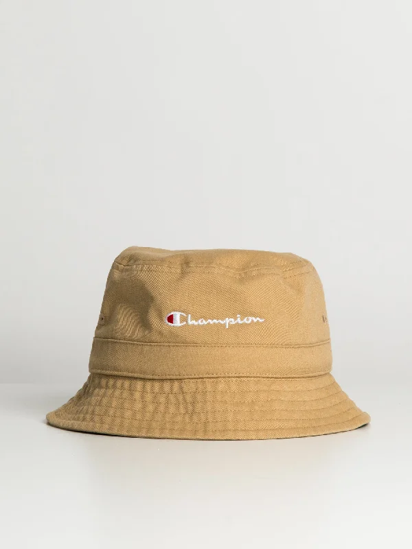 Bucket hats insulated-Wool hats ethically sourced-CHAMPION GARMENT WASHED RELAXED BUCKET HAT