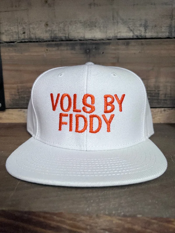 Beanies & headbands for local vibes-Vols By Fiddy Vintage Snapback Hat Cap Custom Embroidery