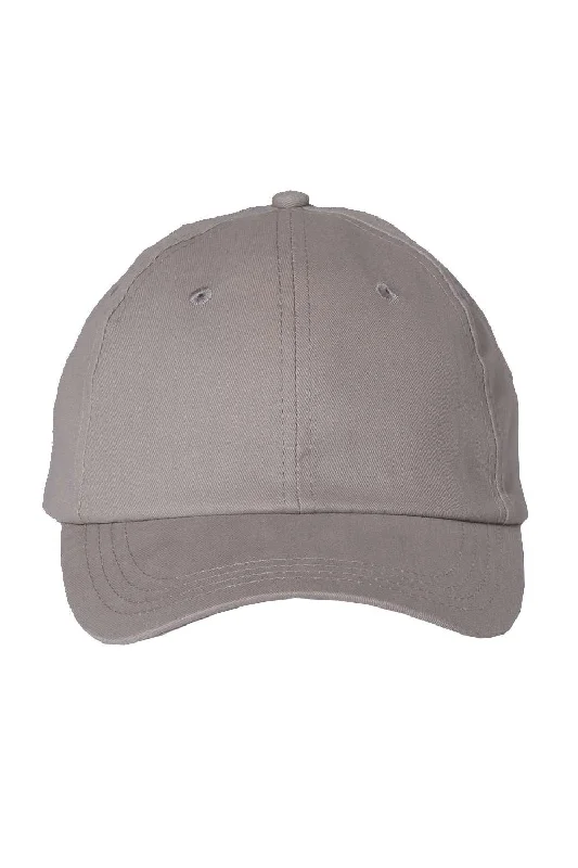 Mens hats with etched designs-Mens hats with mesh back-Valucap Mens Econ Adjustable Hat - Silver Grey