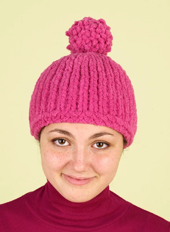 Beanies & headbands for ski trips-Very Berry Hat Pattern (Knit)