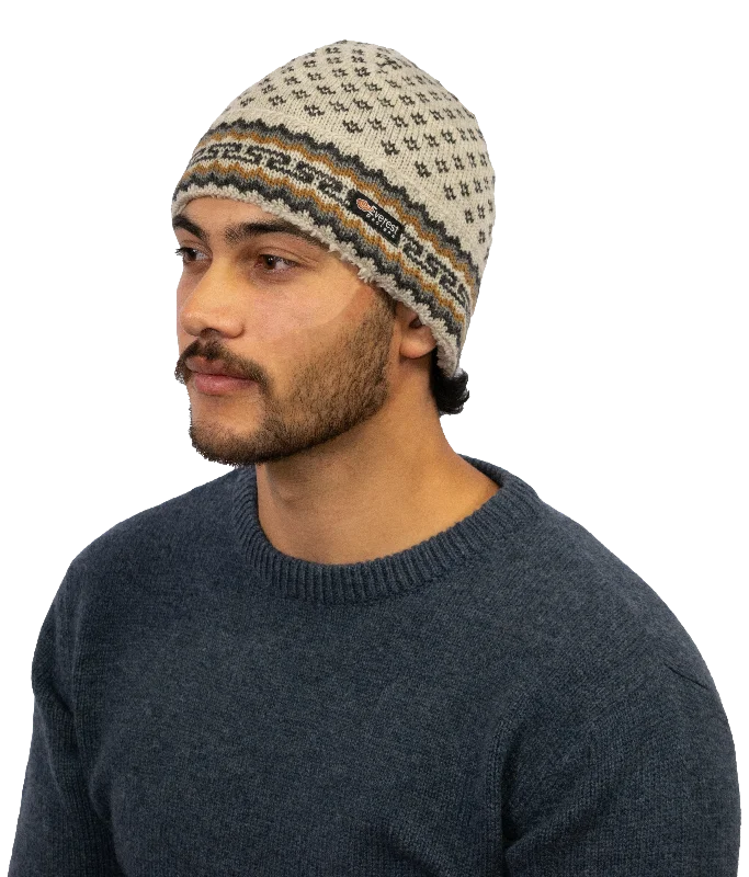 Beanies & headbands for big heads-Lama Beanie