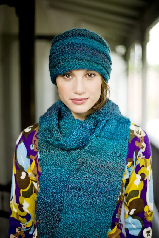 Beanies & headbands for relaxed fits-Hat And Scarf Pattern (Knit) - Version 2