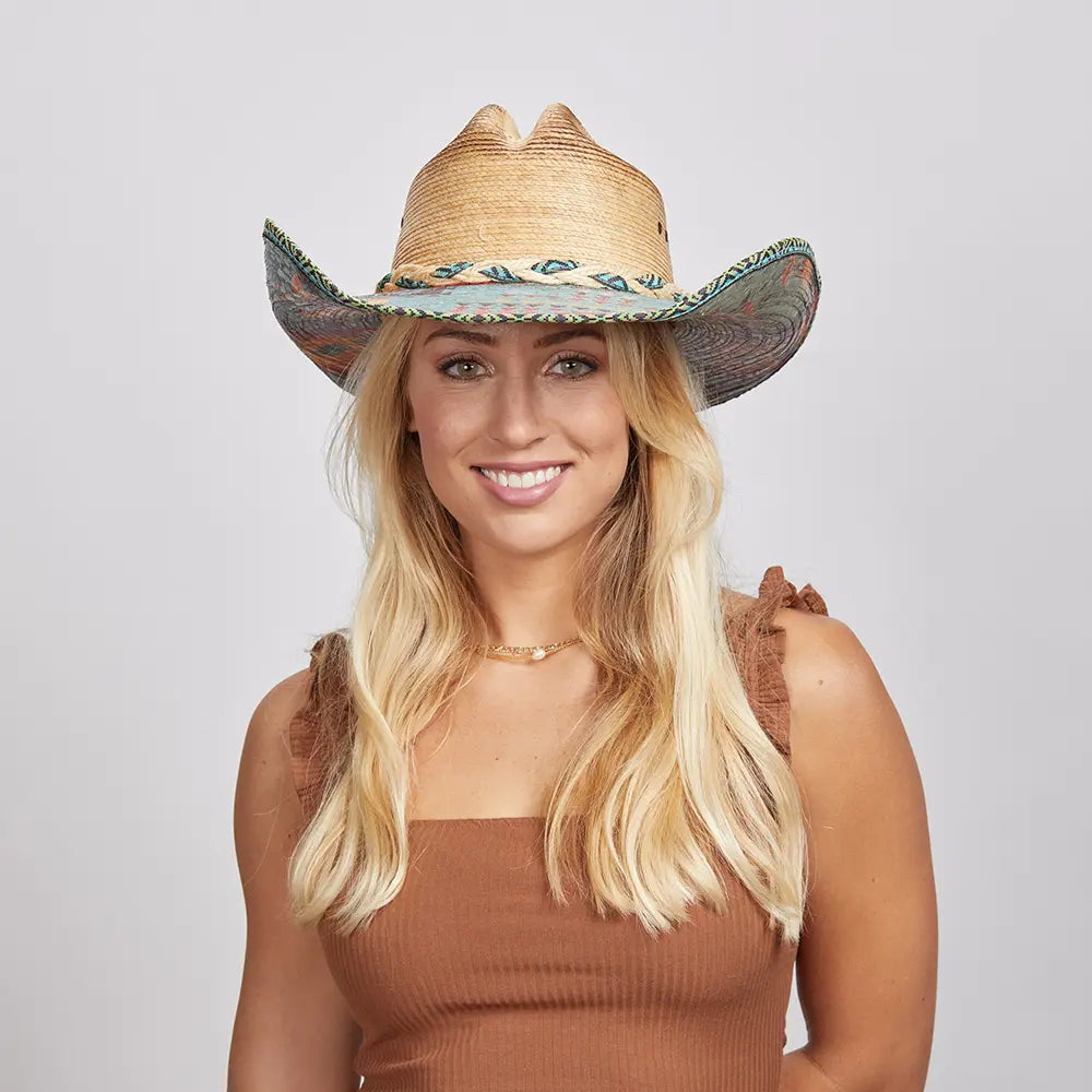 Womens Hats in swap feasts-Cassius | Womens Straw Cowgirl Hat