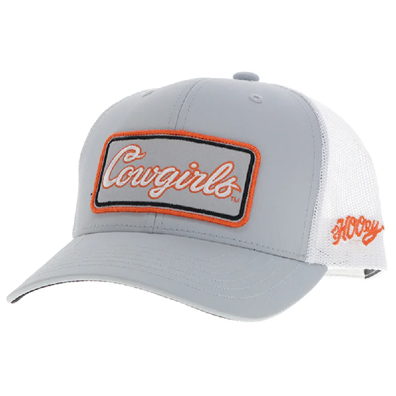 Beanies & headbands for tennis games-Oklahoma State University Grey/White Hat