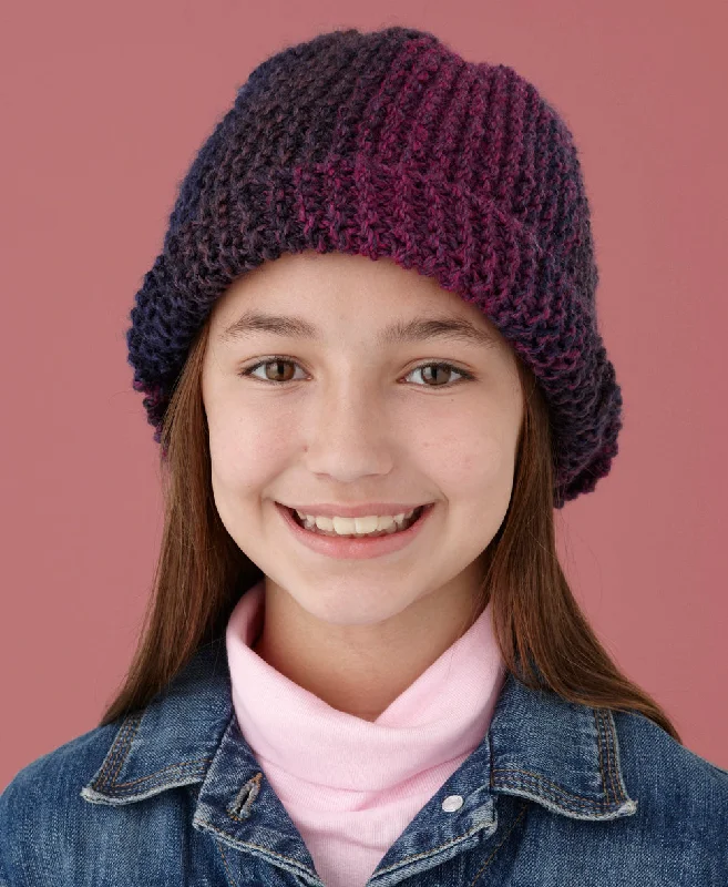 Beanies & headbands for star looks-Garter Stitch One-Ball Hat (Knit)