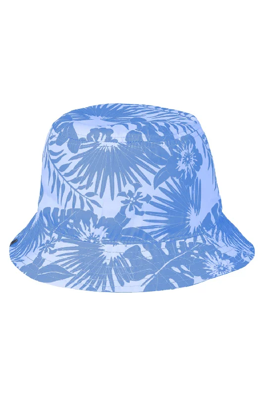 Bucket hats prototype-Wool hats for pet trends-J America Mens Gilligan Bonnie Bucket Hat - Chambray Blue Aloha