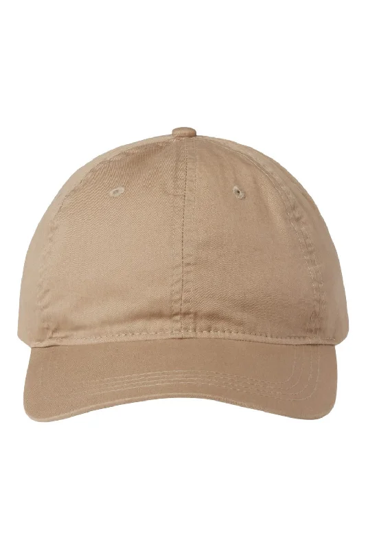 Mens hats with microfiber lining-Mens hats for city wear-The Game Mens Ultralight Twill Adjustable Hat - Tan