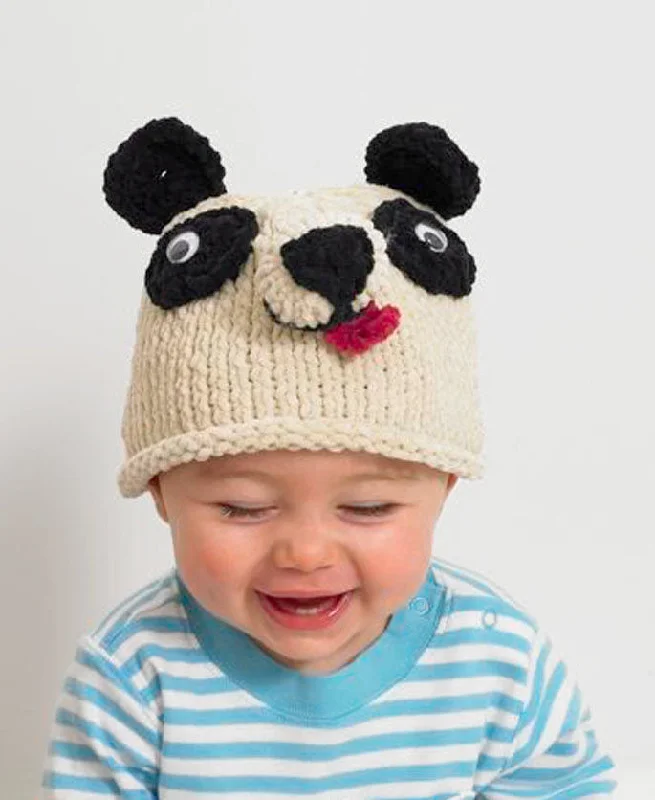 Beanies & headbands for weekday wear-Baby Animal Panda Bear Hat Pattern (Knit)