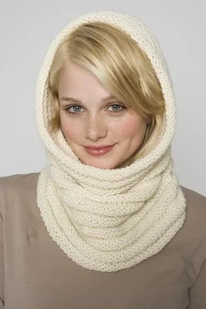 Beanies & headbands for clean lines-Luxury Cowl / Hood (Knit)