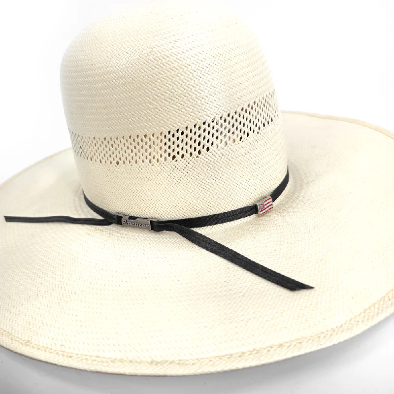 Beanies & headbands for fall feasts-American Hat Company Straw Hat - 7104 S (Open Crown)