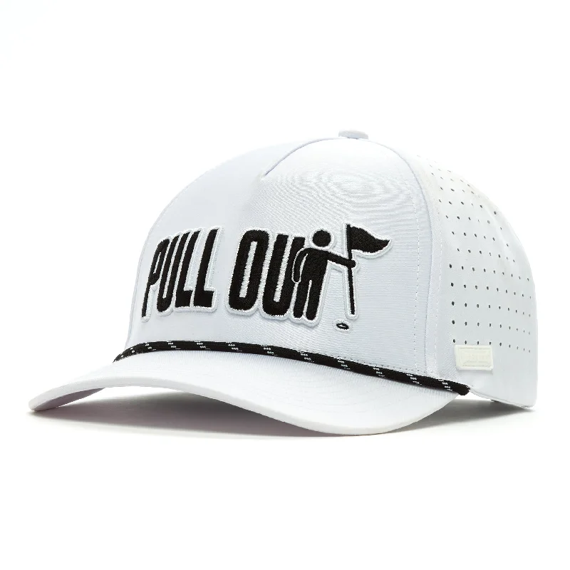 Beanies & headbands for old shops-PULL OUT - Performance Golf Rope Hat - Snapback