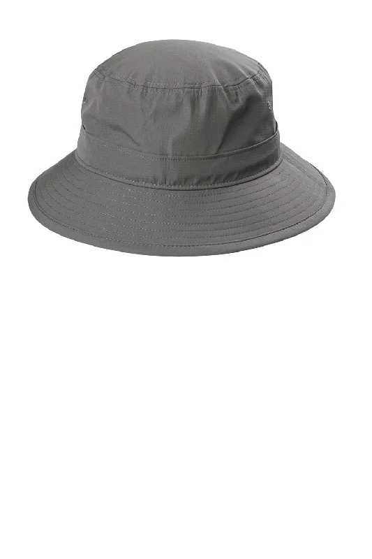 Bucket hats favorite-Wool hats for pet options-Port Authority Mens Moisture Wicking Bucket Hat - Sterling Grey