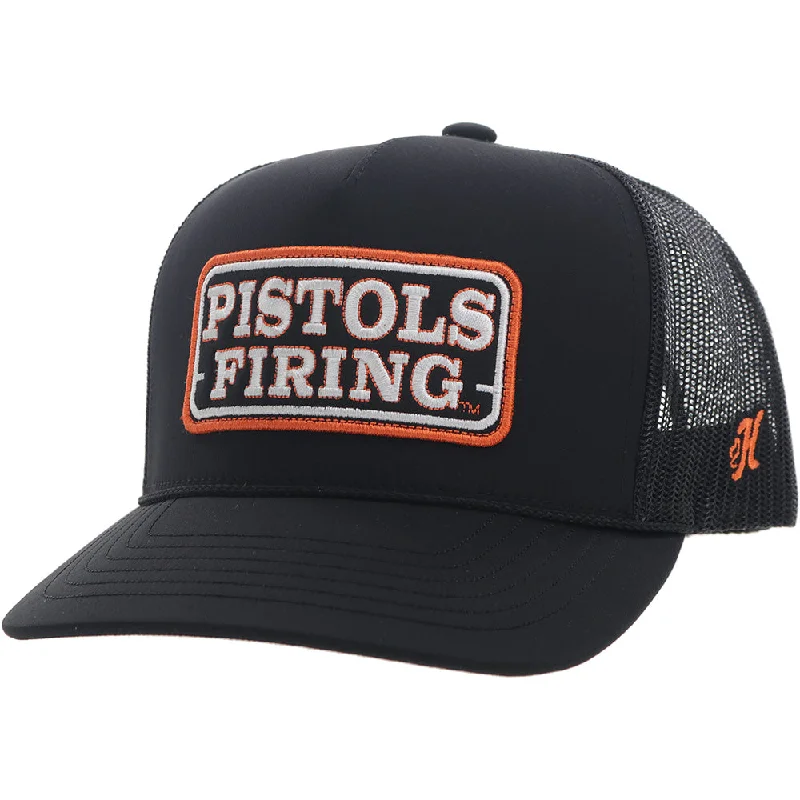 Beanies & headbands for basketball play-Oklahoma State University Hat Black w/"Pistols Firing" Patch