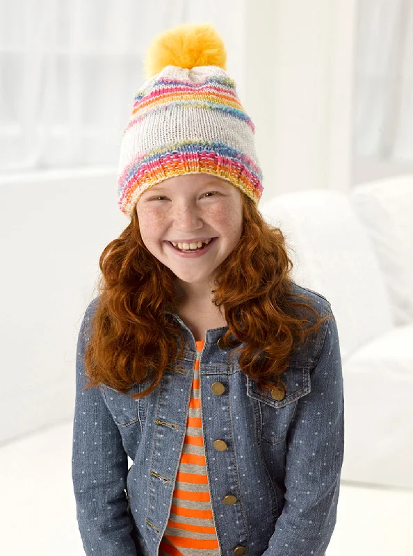 Beanies & headbands for swag pops-Sparkle Knit Hat Pattern - Version 4