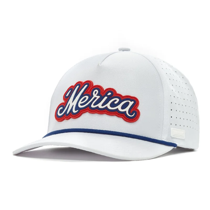 Beanies & headbands for hair fixes-'Merica - Performance Golf Hat - Snapback