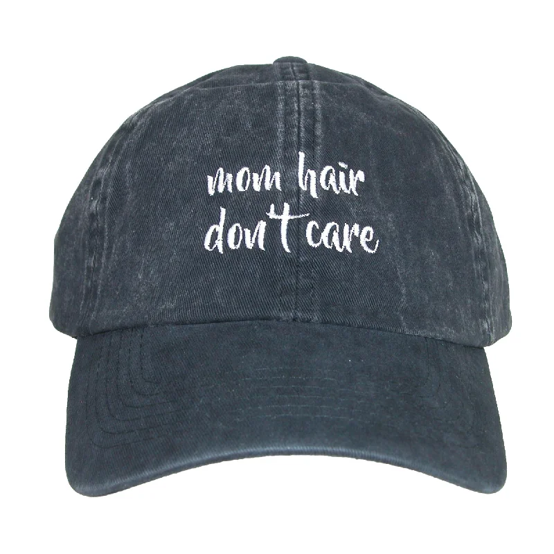 Baseball caps bachelor-Baseball caps bachelor-Baseball Caps for Youth Sports-Women's Cotton Mom Hair Don't Care Baseball Cap