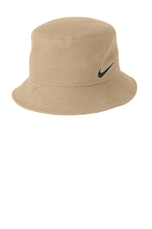 Bucket hats white elephant-Wool hats for pet glamping-Nike Mens Swoosh Bucket Hat - Khaki Brown - New