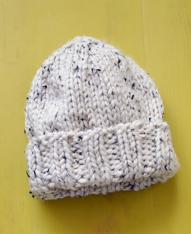 Beanies & headbands for sweat control-Salt And Pepper Hat Pattern (Knit)