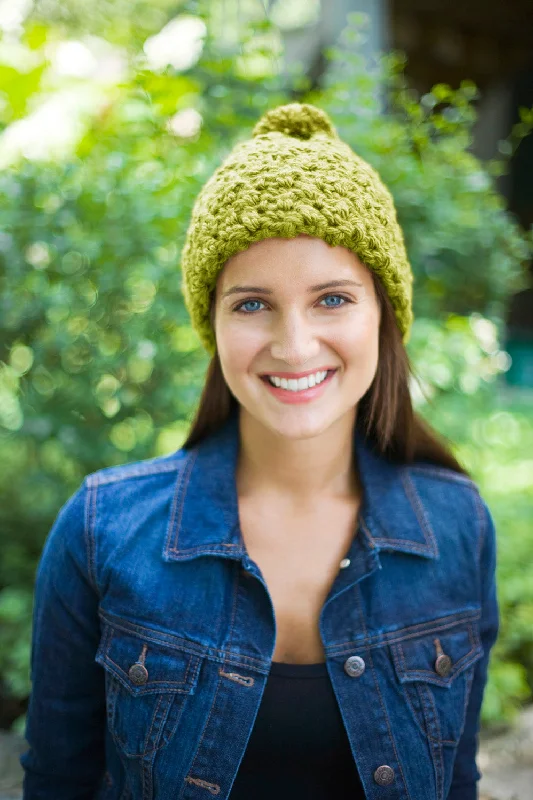 Beanies & headbands for soft pastels-Key Lime Hat Pattern (Crochet)