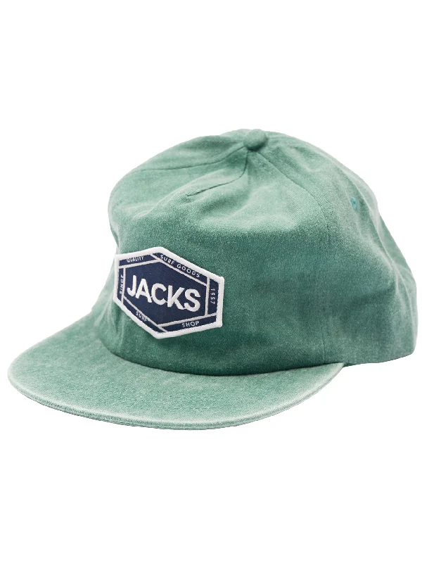 Mens hats for snug fits-Mens hats for trout fishing-Jack's 3'Rs Snapback