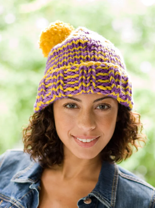 Beanies & headbands for gym sacks-Hometown Hat Pattern (Knit) - Version 2