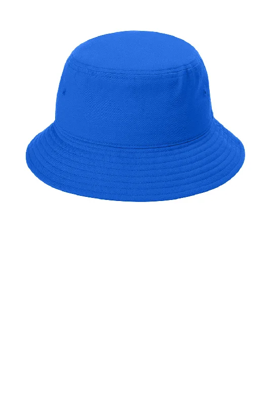 Bucket hats social media-Wool hats for pet patios-Port Authority Mens Classic Twill Bucket Hat - True Royal Blue - New