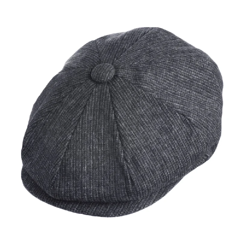 Beanies & headbands for shape designs-Union Newsboy Cap - Charcoal