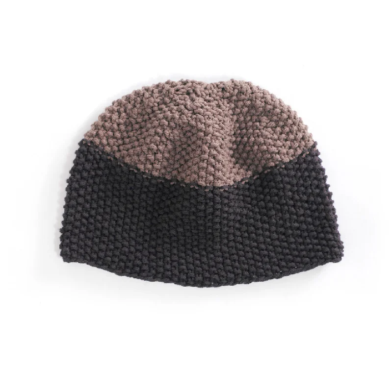 Beanies & headbands for warm insulation-Graphite Seed Stitch Hat Pattern (Knit)