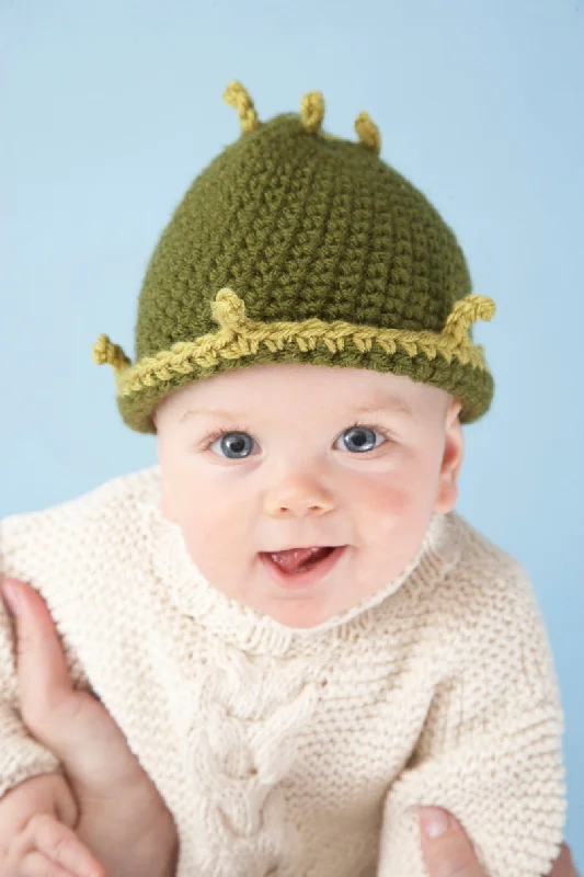 Beanies & headbands for tough use-Worms In The Grass Baby Hat Pattern (Crochet)