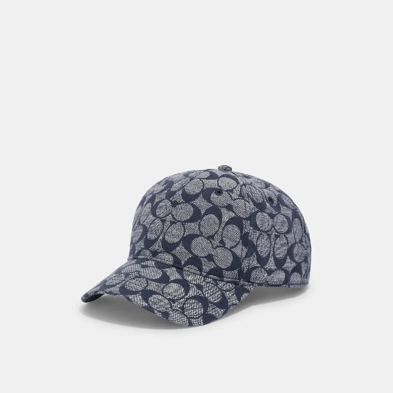 Baseball caps gamer-Baseball caps gamer-Baseball Caps with Toggle Closure-Coach Outlet Signature Chambray Baseball Hat