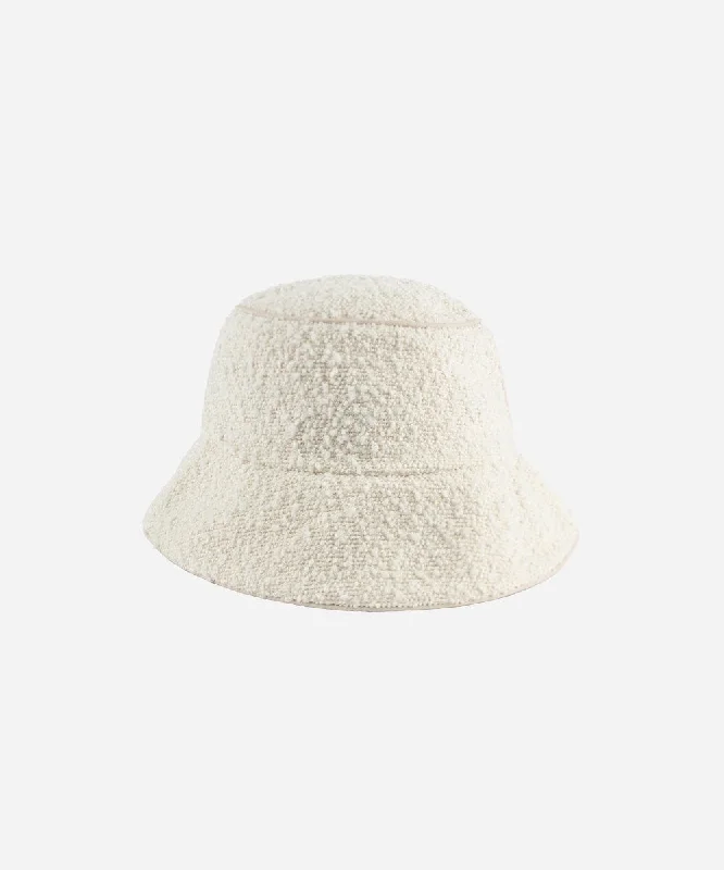 Bucket hats DIY tutorial-Wool hats double layer-Sundance Bouclé Bucket Hat