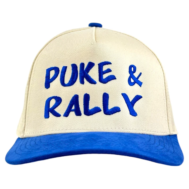 Beanies & headbands for yearly picks-PUKE & RALLY Embroidered Hat