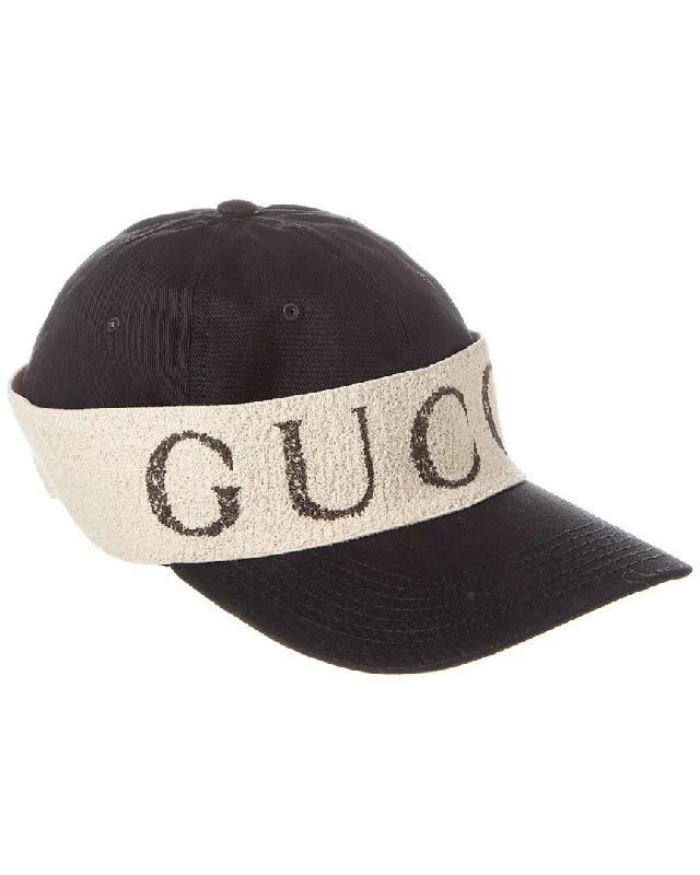 Baseball caps corduroy-Baseball caps corduroy-Baseball Caps for Team Spirit-Gucci Embroidered Love Canvas Baseball Hat