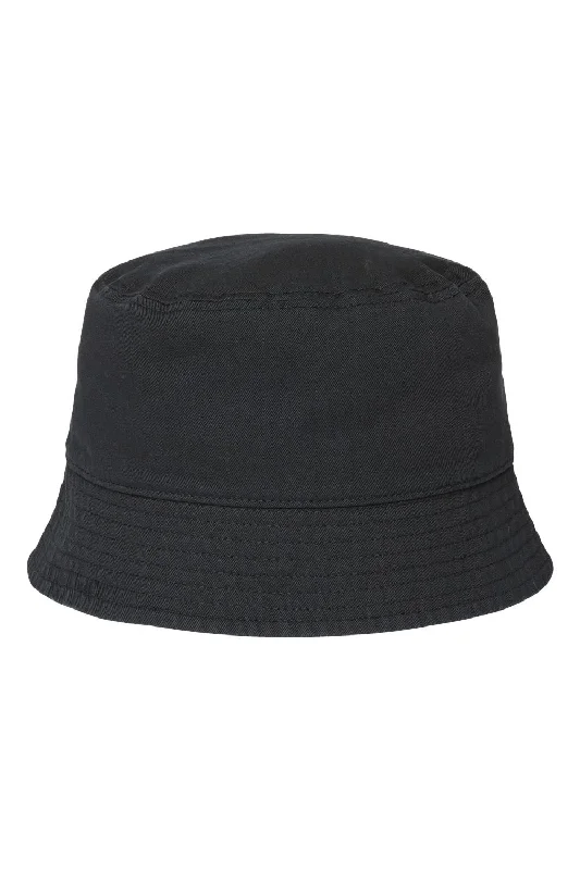 Bucket hats order status-Wool hats for pet respect-Atlantis Headwear Mens Sustainable Bucket Hat - Black