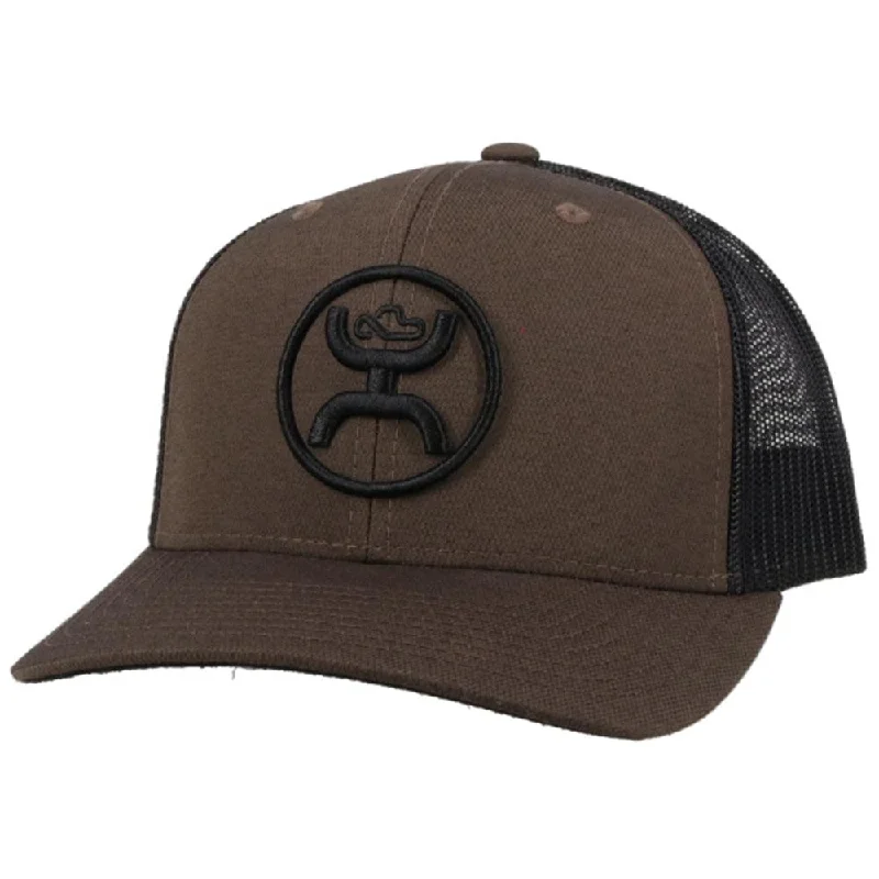 Beanies & headbands for every size-"O-Classic" Snapback Brown/Black Hat