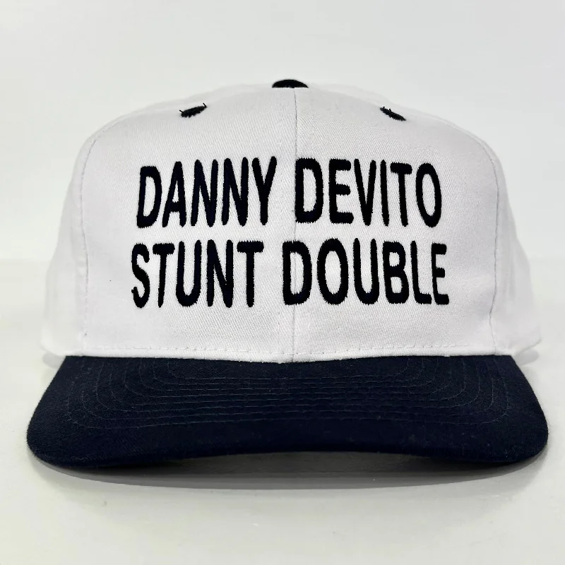 Beanies & headbands for bike rides-Danny Devito Stunt Double Custom Embroidered Strapback Cap Hat