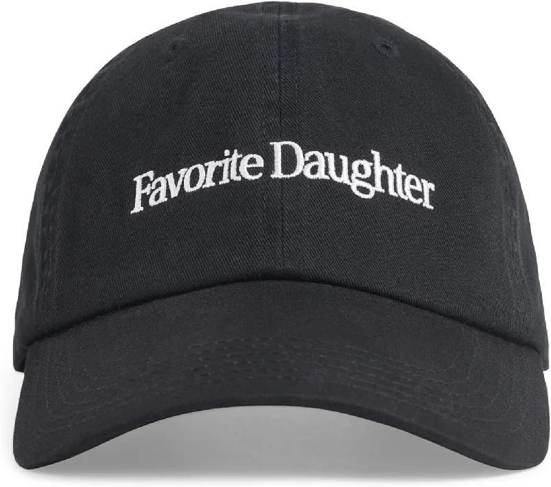 Baseball caps natural fiber-Baseball caps natural fiber-Baseball Caps for Short Days-Favorite Daughter Women's Baseball Cap, Black