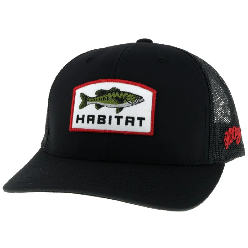 Beanies & headbands for relaxed fits-"Habitat" Black/Panel