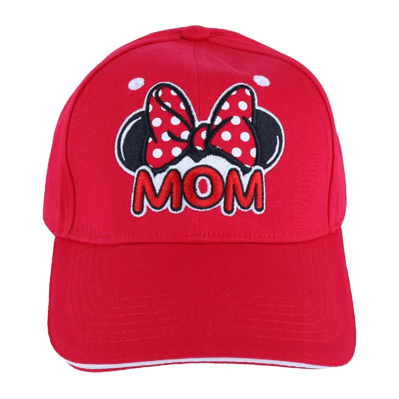 Baseball caps wardrobe-Baseball caps wardrobe-Baseball Caps for Hot Parks-Women's Minnie Mouse Mom Baseball Cap