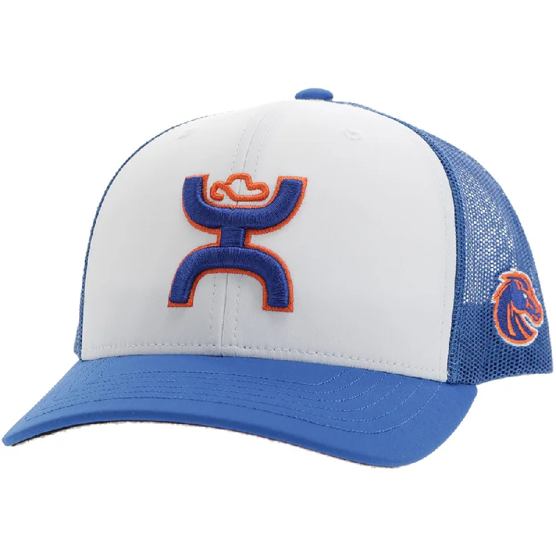 Beanies & headbands for best picks-Boise State University White/Blue w/Hooey Logo